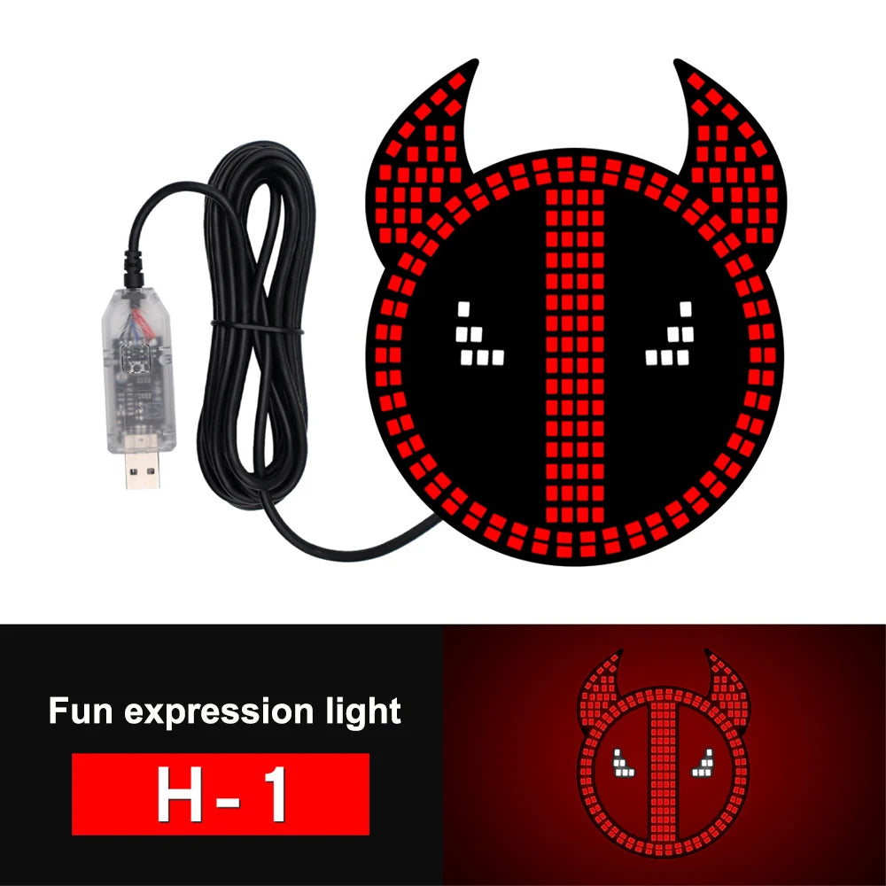 Devil's Eye LED Car Windshield Decorative Light | USB 5V