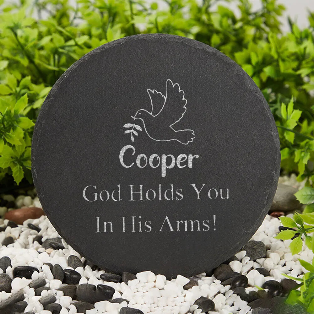 Personalized Dog Memorial Garden Stone – Custom Pet Marker