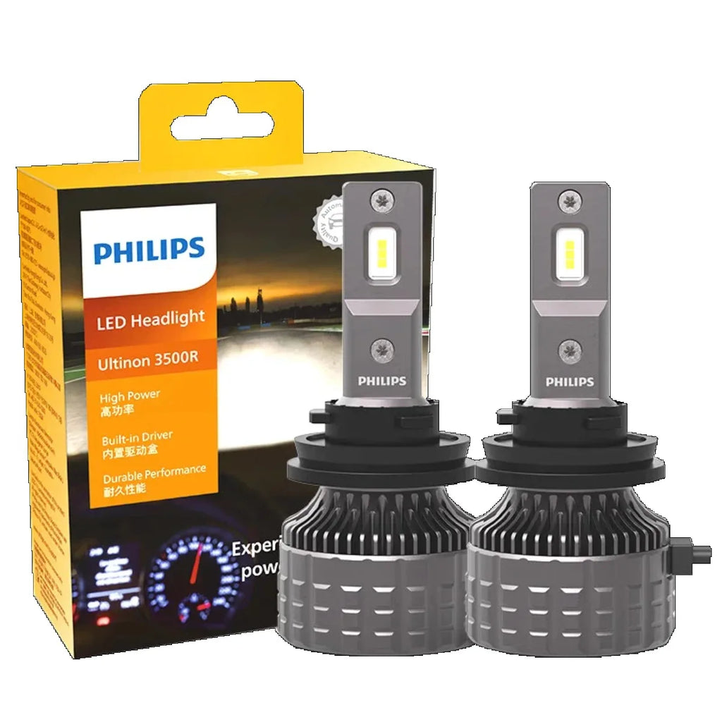 Philips Ultinon 3500R LED Headlight Bulbs H4 H7 H11 6500K 30W