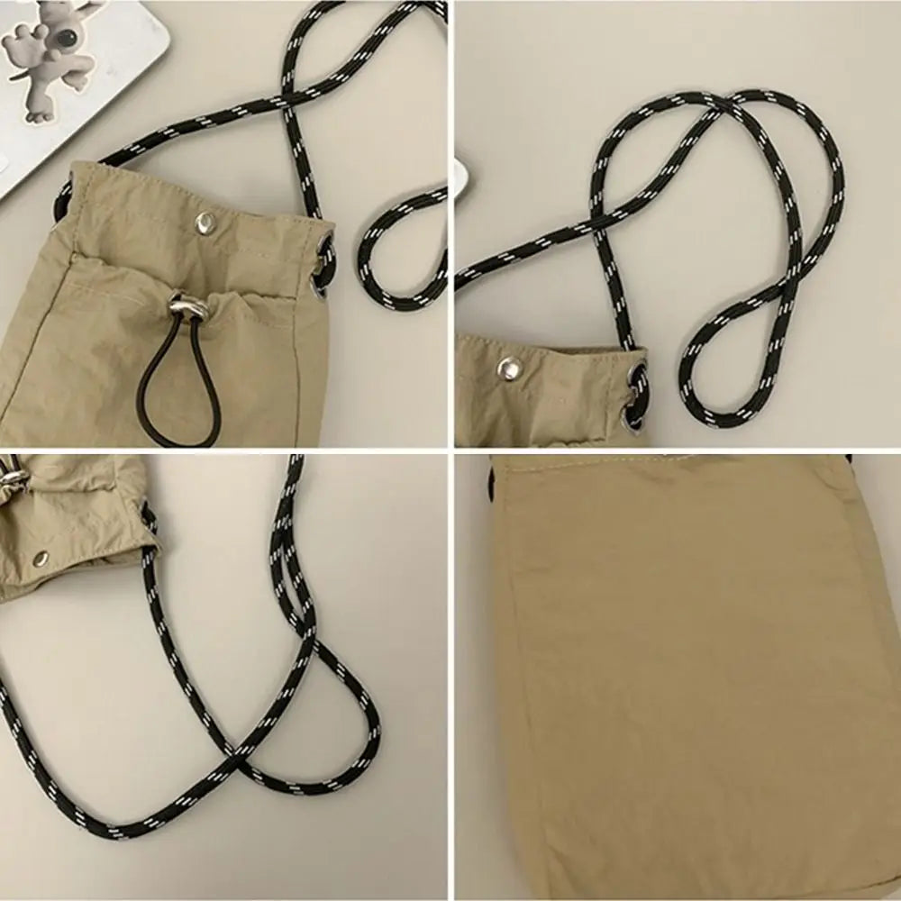 Lightweight Nylon Crossbody Bag – Minimalist Shoulder Messenger