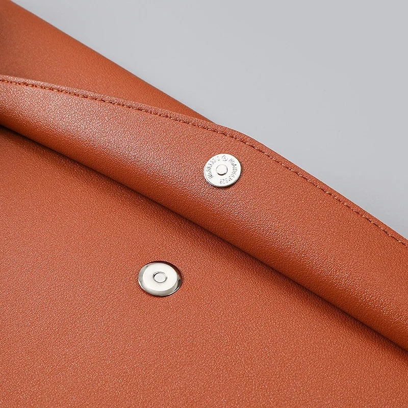 PU Leather Document Bag – A4/A5/A6 Envelope File Organizer