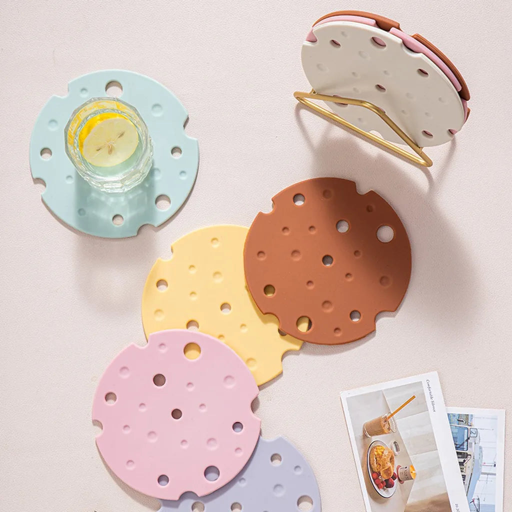 Round Silicone Trivet Mat – Non-Slip Heat Resistant Pot Holder