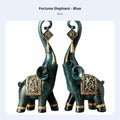 Modern Elephant Resin Figurine – Fortune & Blessing Home Decor