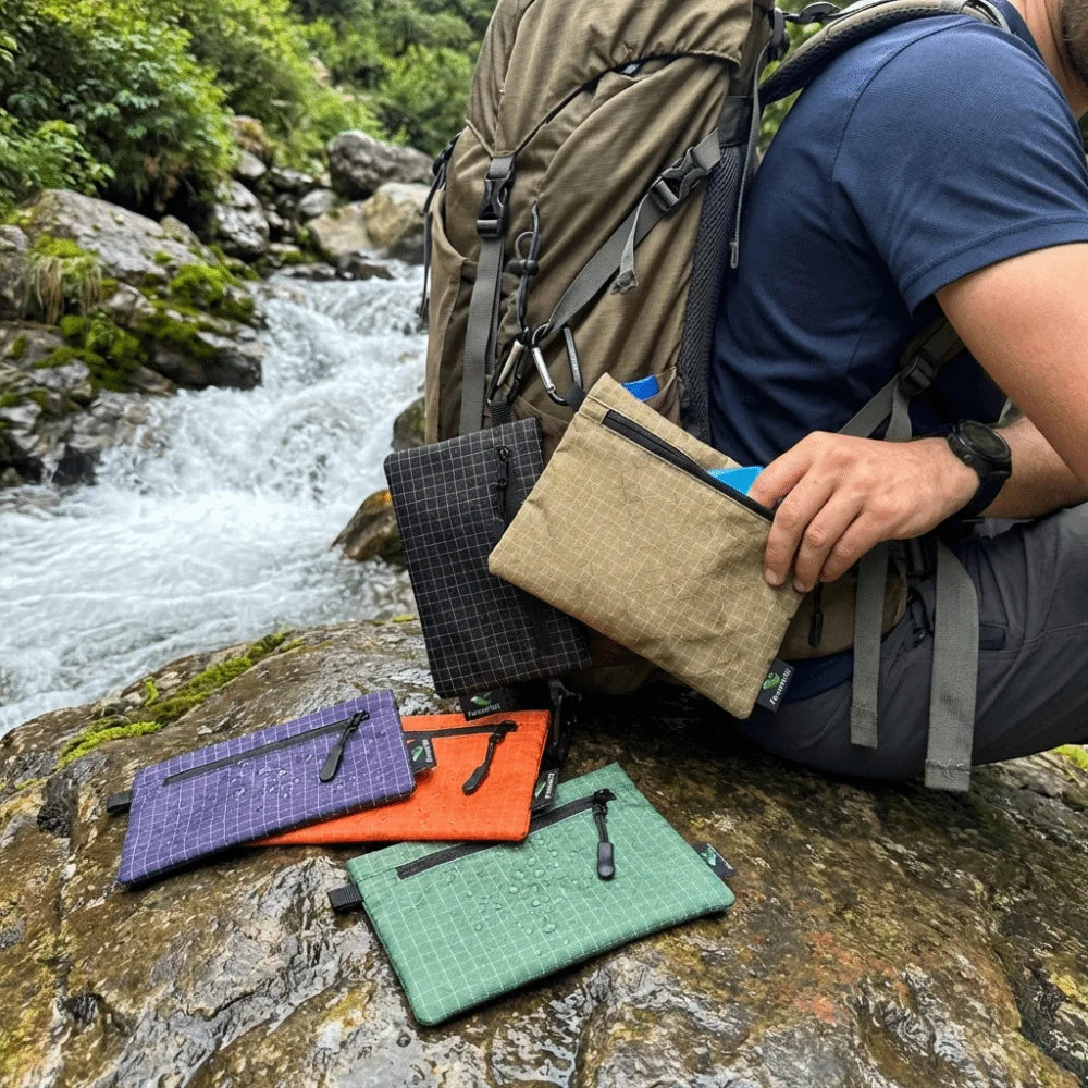 Waterproof Outdoor Storage Bag – Zipper Key Card Wallet Organizer