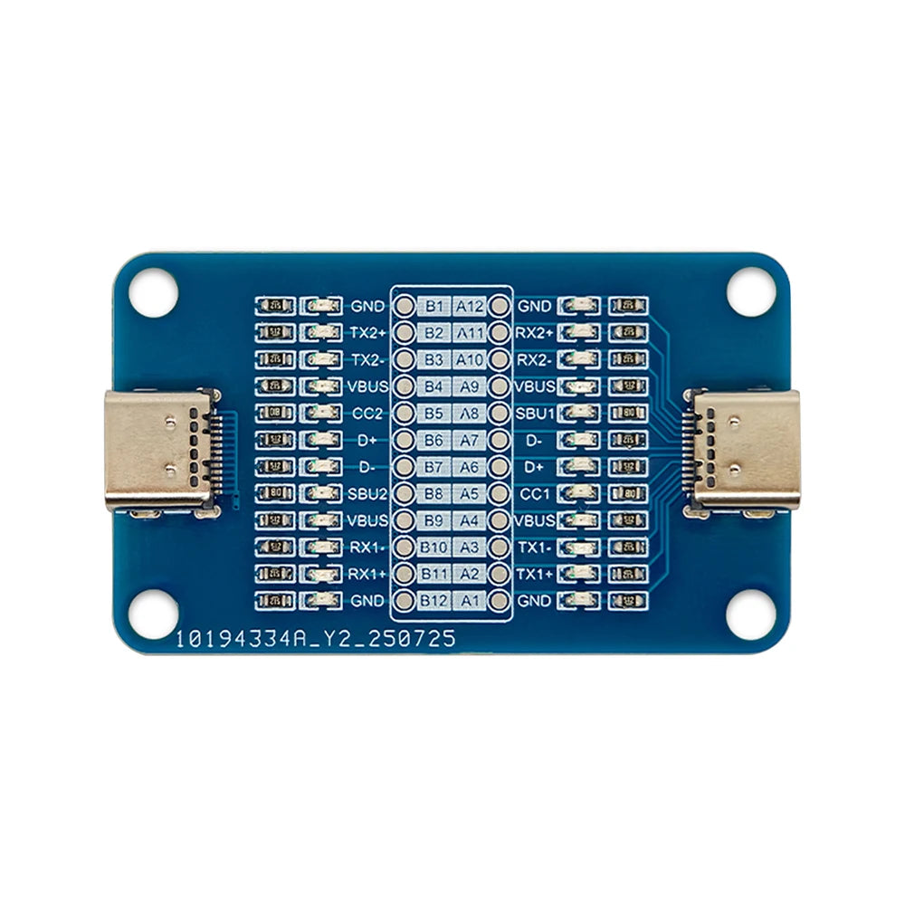 Type-C to Type-C Cable Tester – 24-Pin LED Indicator Module