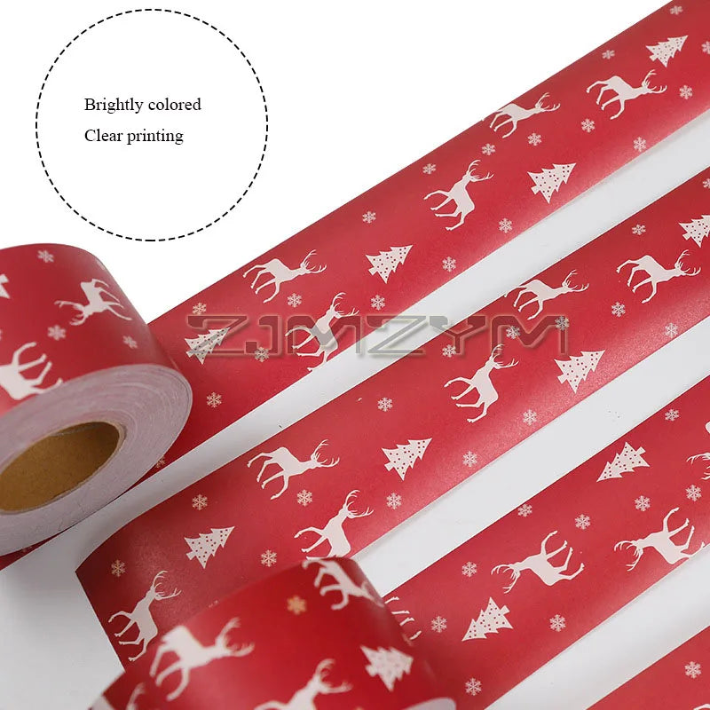 Christmas Reindeer Kraft Paper Masking Tape 5cm x 50m