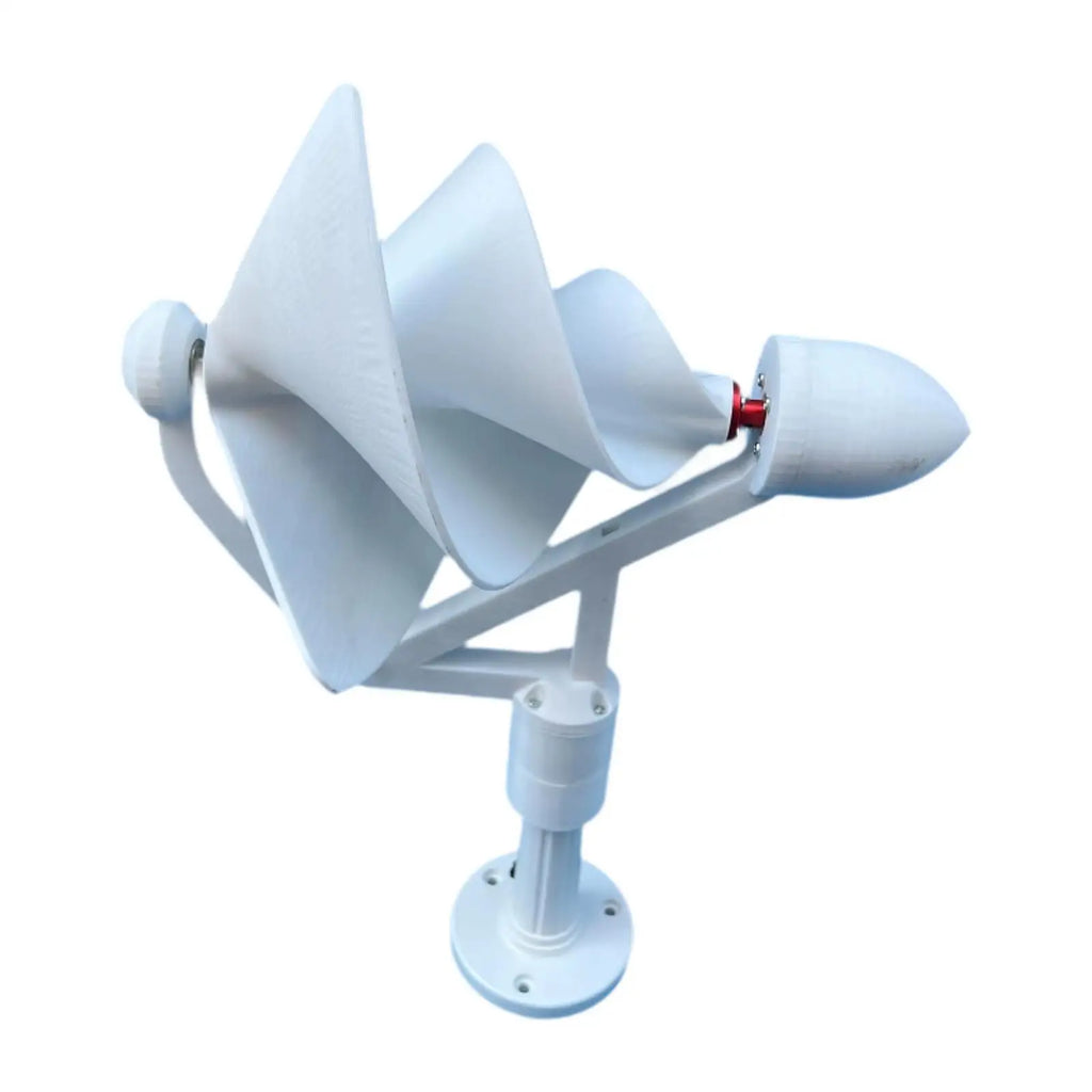 50W Archimedes Spiral Wind Turbine Generator – Compact DIY Kit