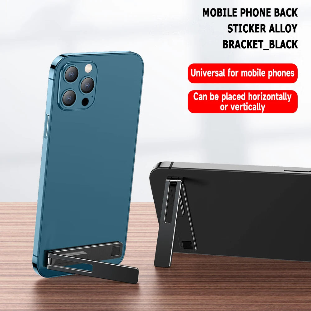 AKABEILA Ultra-Thin Metal Folding Phone Stand & Desk Holder