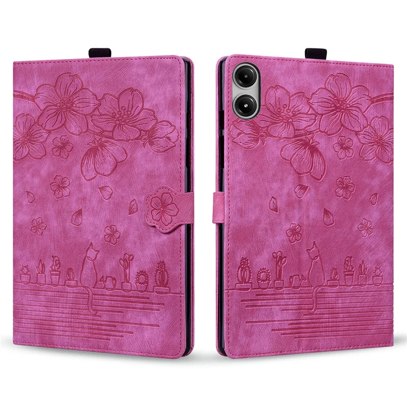Redmi Pad 2 Pro 12.1" Embossed PU Leather Wallet Case 2025