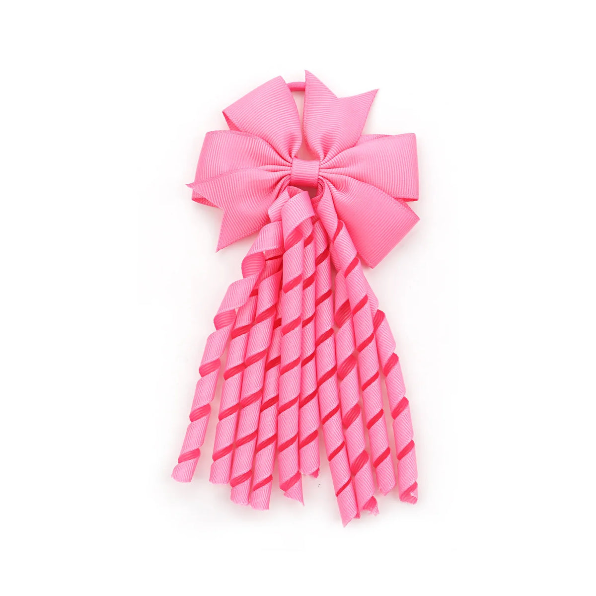 12-Pack Girls' Grosgrain Ribbon Bow Hair Ties | Cheerleading