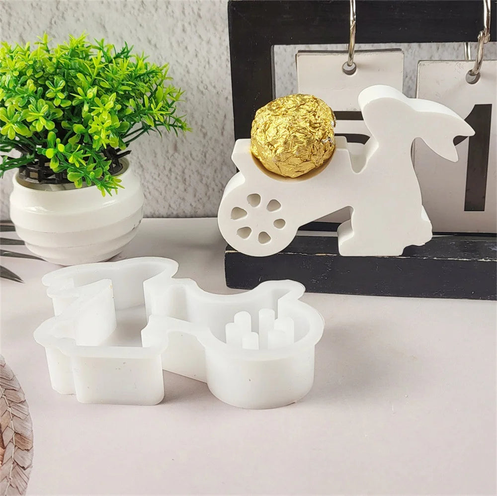 Easter Bunny Silicone Mold – DIY Candle, Soap & Resin