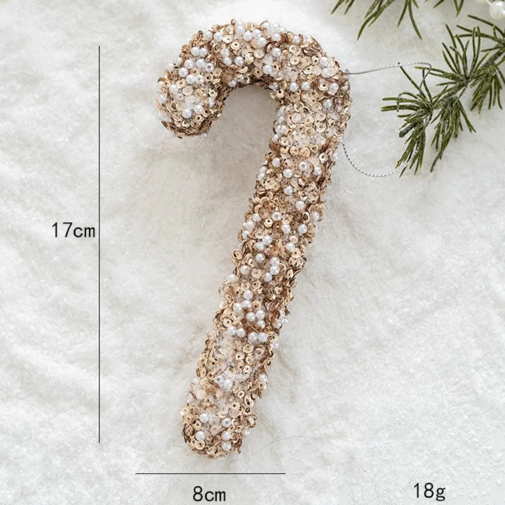 Sequin Foam Christmas Ball Ornaments 8cm – Gold & Silver Baubles