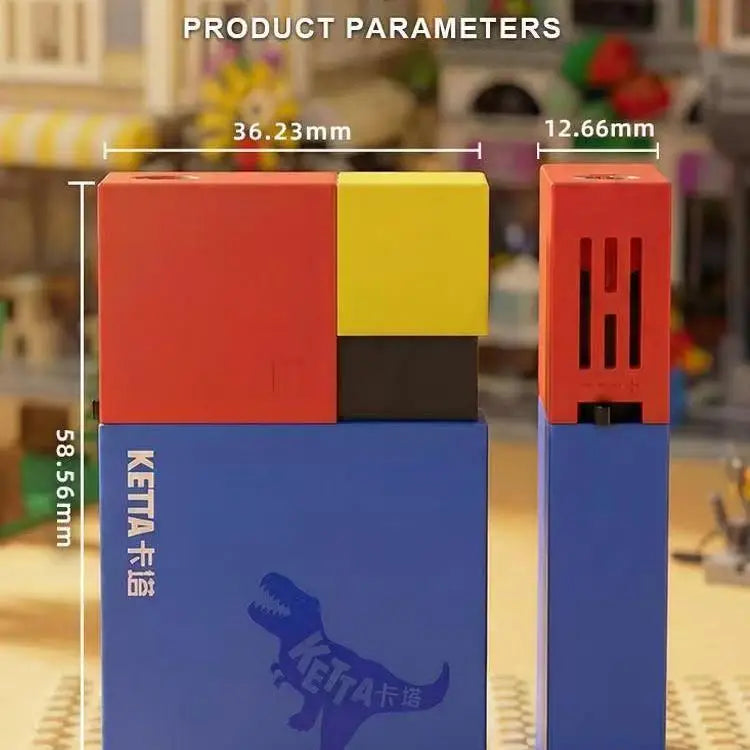 Windproof Square Brick Inflatable Lighter | Men's Gift