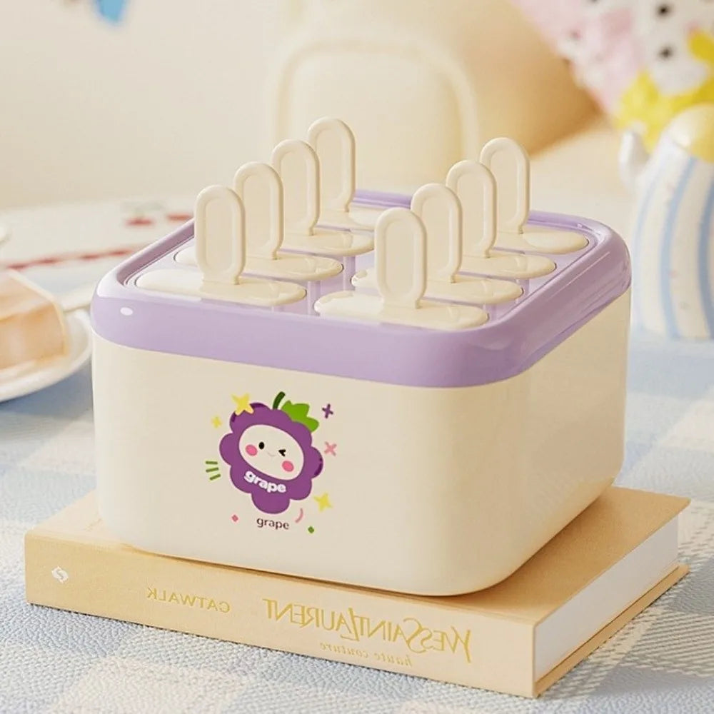 Reusable DIY Popsicle Mold with Lid – Ice Cream Cube Tray