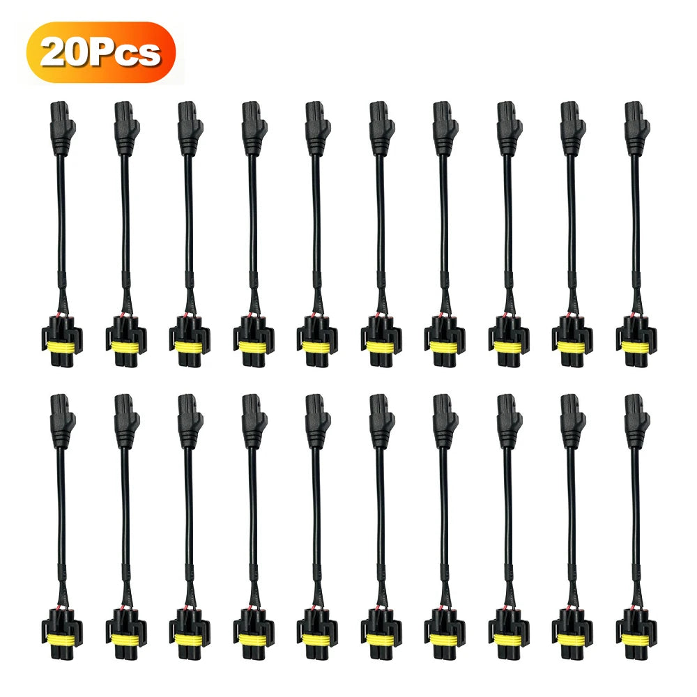 H4 9003 Bi-LED Headlight Relay Wiring Harness Adapter