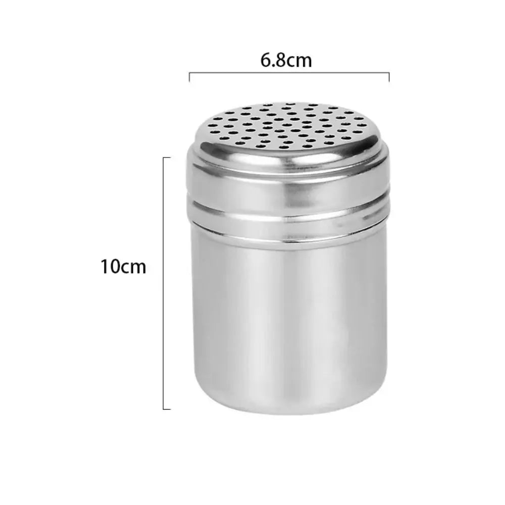 Stainless Steel Spice Shaker Jar | Rotating Lid – 3 Sizes