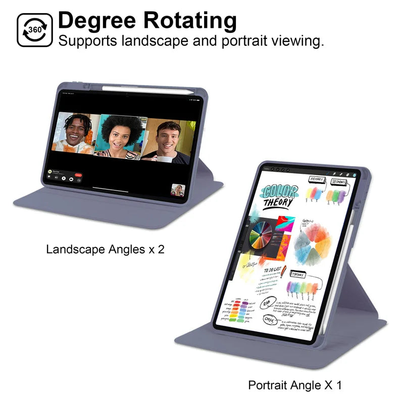Xiaomi Pad 8 Pro / Poco Pad X1 Case – 360° Stand & Pencil Holder