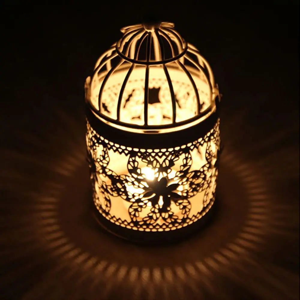 Vintage Bird Cage Candle Holder – Lantern Décor Ornament