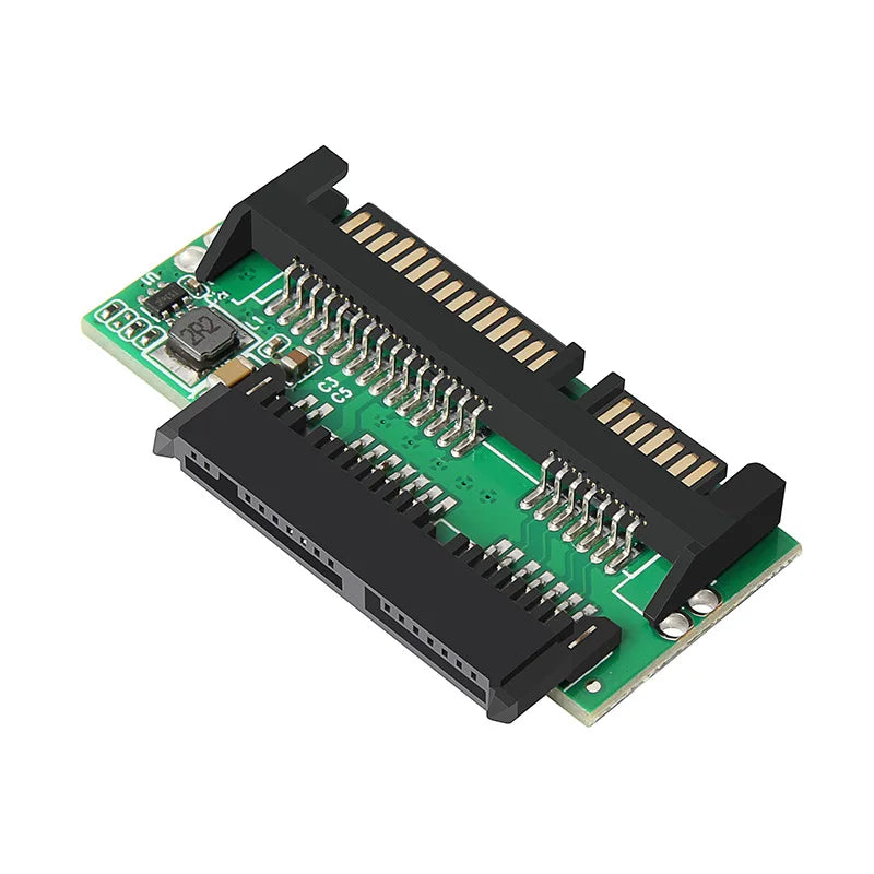 Micro SATA 16-Pin to SATA 22-Pin SSD Converter Adapter Card