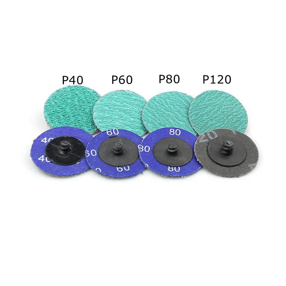 8-Pc Zirconia Sanding Discs 2"/3" – Hard Metal & Alloy Grinding