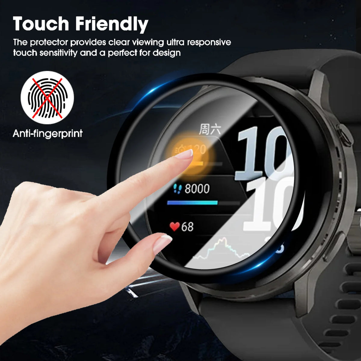 Garmin Venu 4 Screen Protector – Full Curved Film 41MM &amp; 45MM