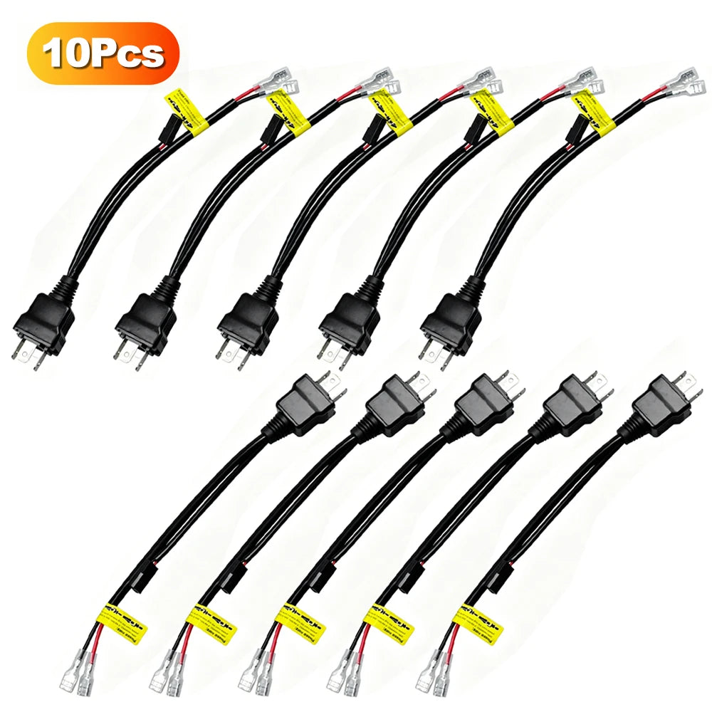 H4 9003 Bi-LED Headlight Relay Wiring Harness Adapter
