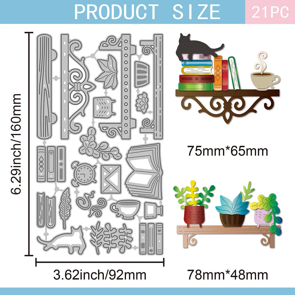 Wall Shelf Carbon Steel Cutting Dies – DIY Scrapbooking