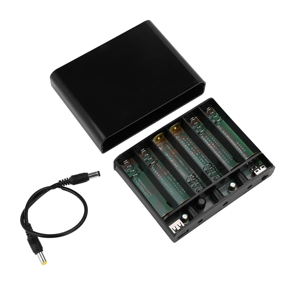ANENG 6×18650 UPS Battery Box 60W | 5V 9V 12V DC Power Supply