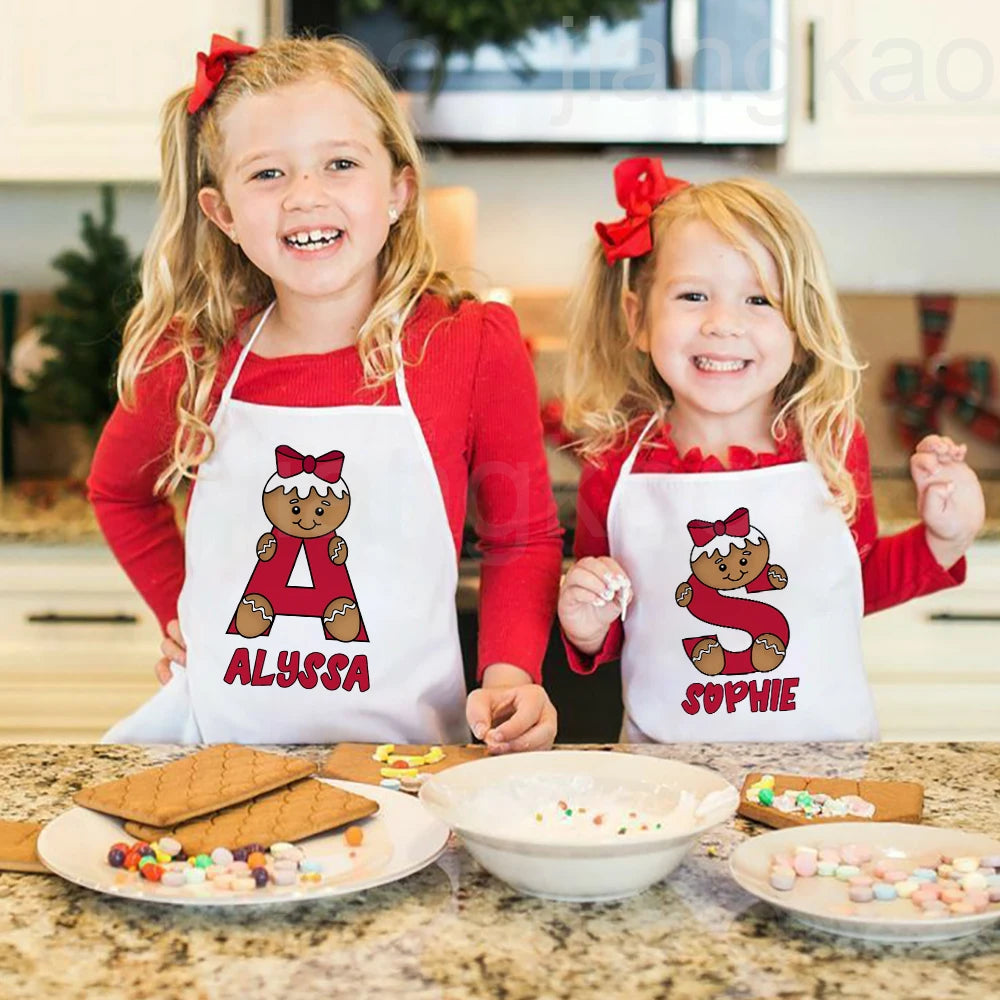 Personalized Kids Baking Apron – Custom Name Christmas Gift