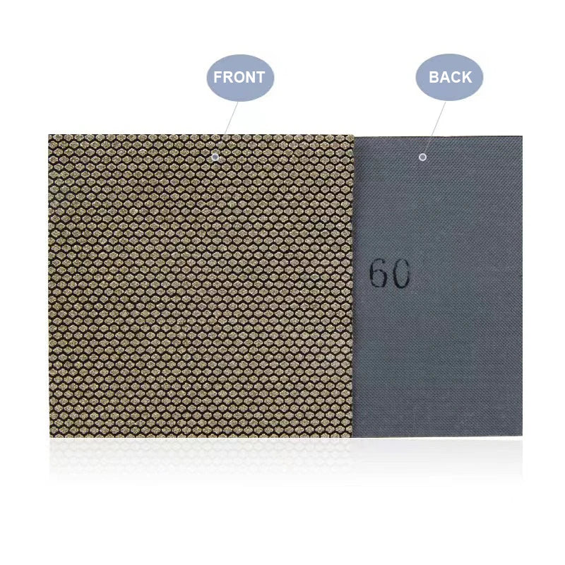 Diamond Electroplated Sanding Sheet 100x100mm | P60–P1200