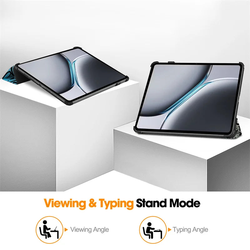 OnePlus Pad Pro / Pad 2 12.1" Tri-Fold PU Leather Smart Case