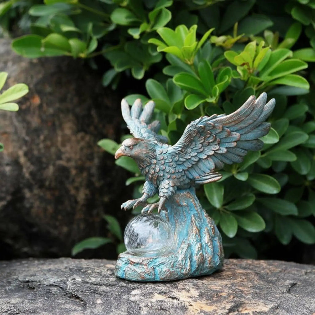Solar Garden Statue Light – Auto On/Off Waterproof Figurine Lamp