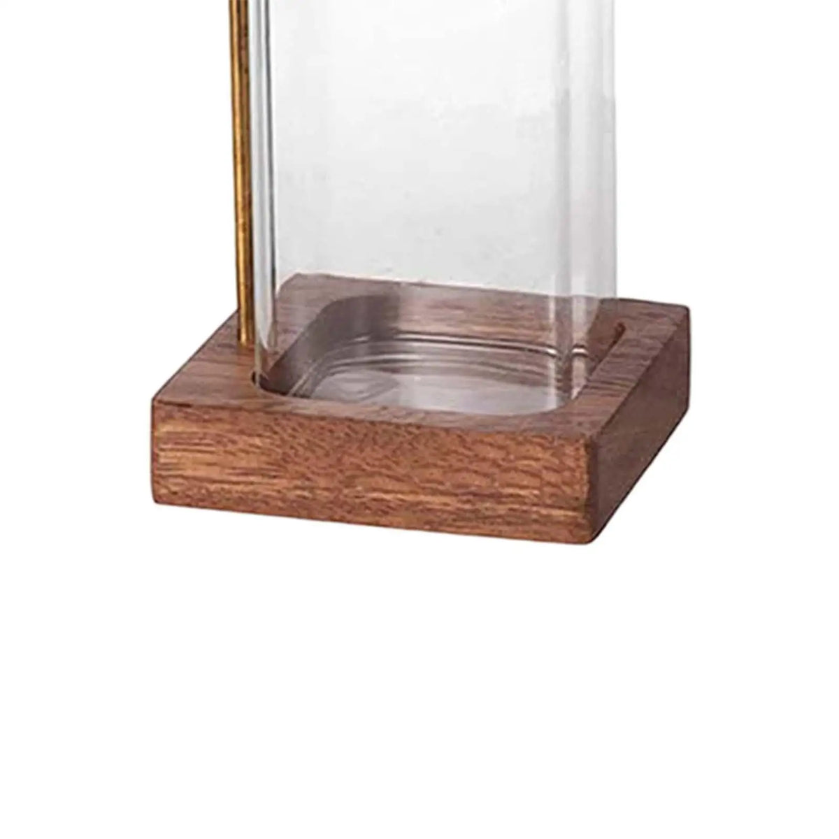 Upside Down Incense Holder – Glass Ash Catcher & Brass Clip