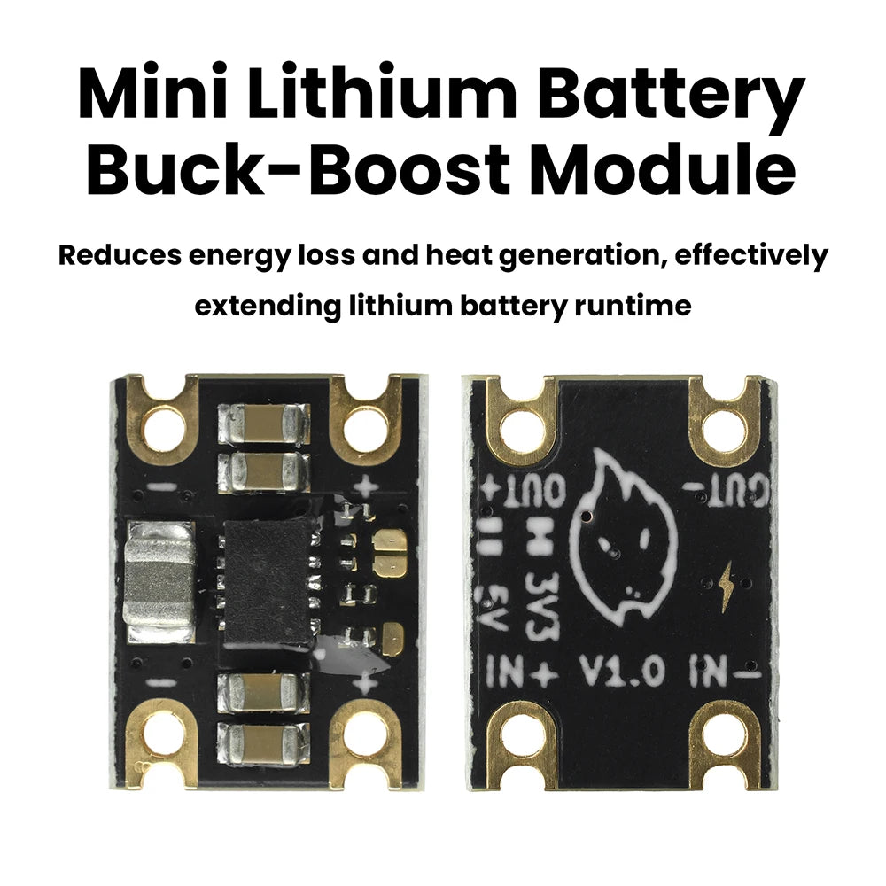 Mini Buck-Boost Module TPS63802 | DC 1.8–5.5V to 3.3V/5V