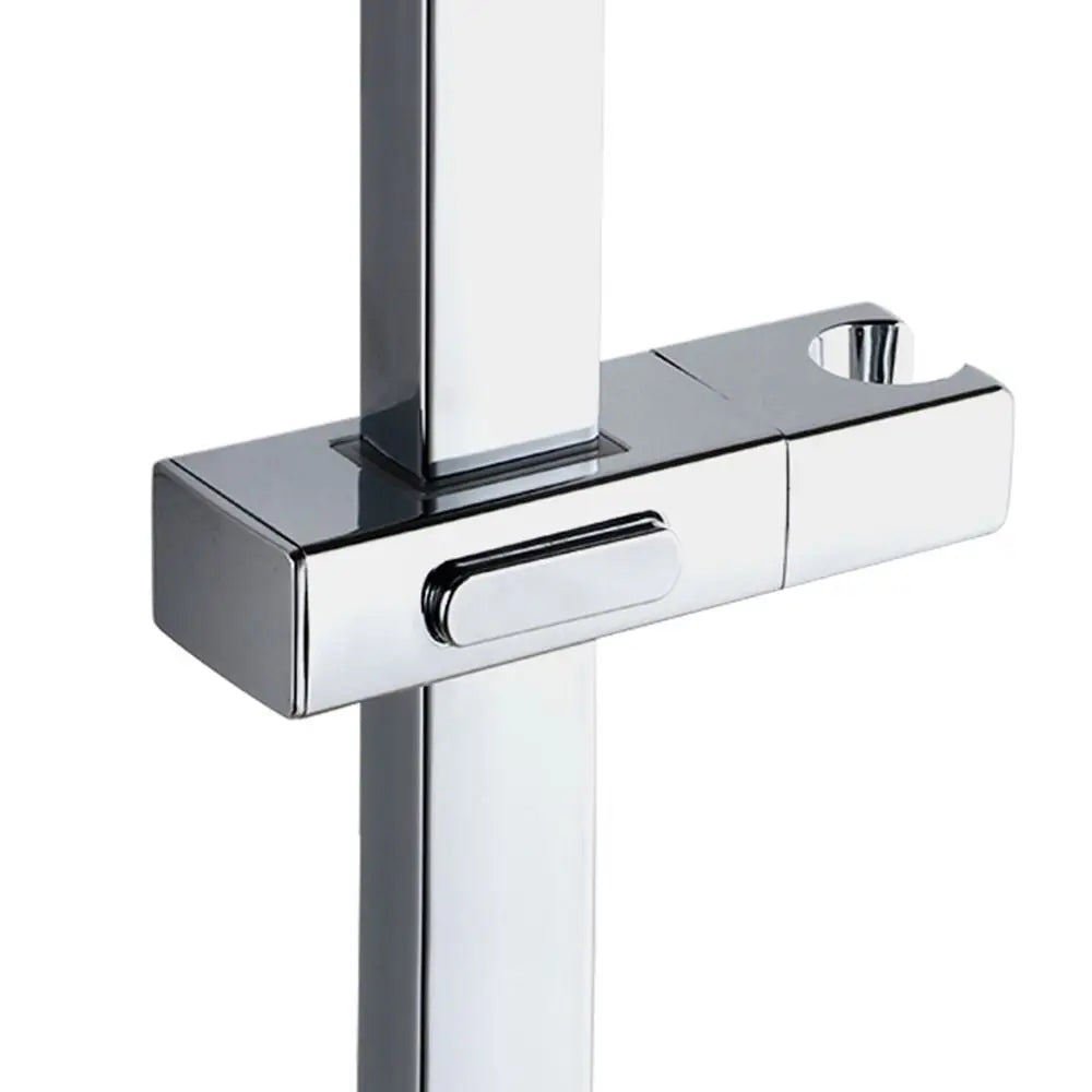 Adjustable Square Rail Shower Head Holder – Rotatable Bracket