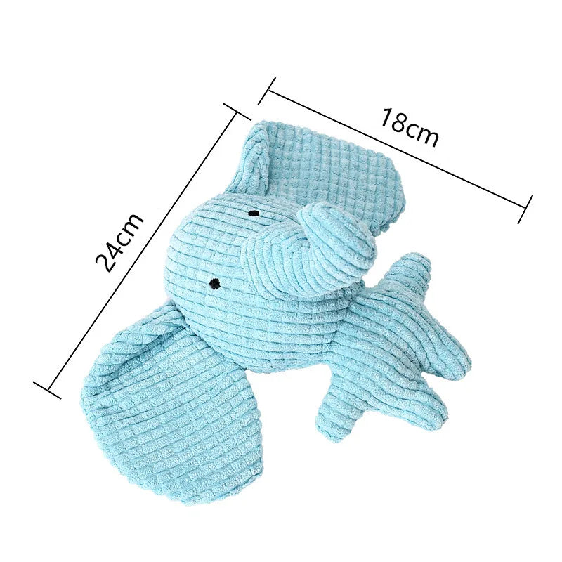 Cute Animal Plush Squeaky Dog Toys – 9 Styles for Puppies