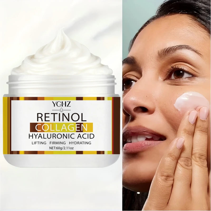 Retinol Moisturizing Cream – Collagen, Hyaluronic Acid, Vitamin C+E