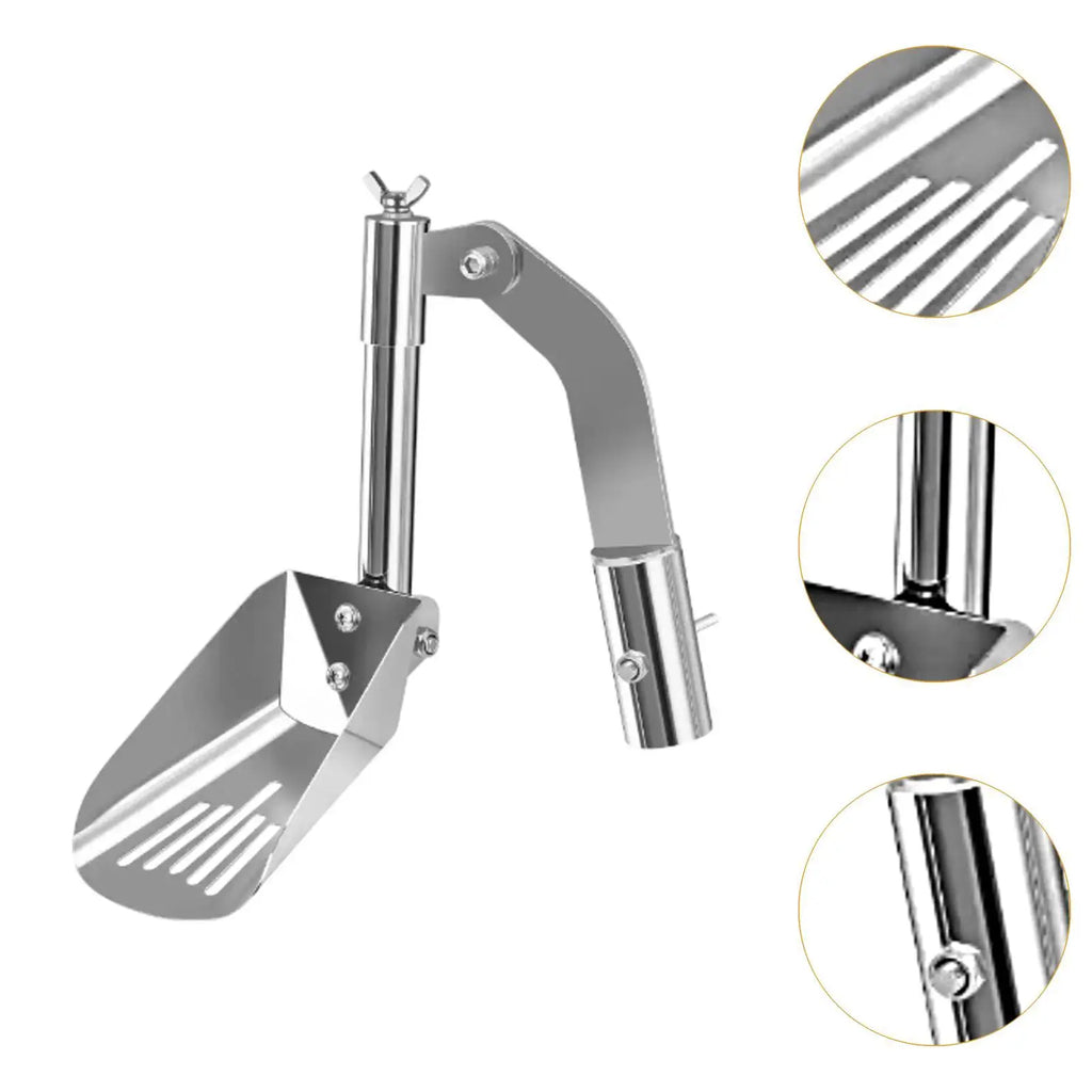 Aluminum Alloy Gutter Scoop – Lightweight Leaf Cleaning Tool