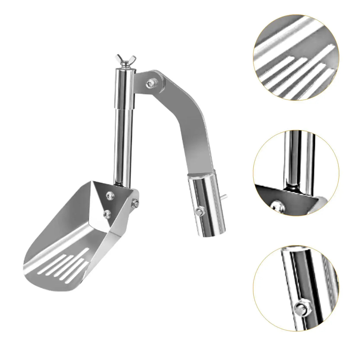 Aluminum Alloy Gutter Scoop – Lightweight Leaf Cleaning Tool
