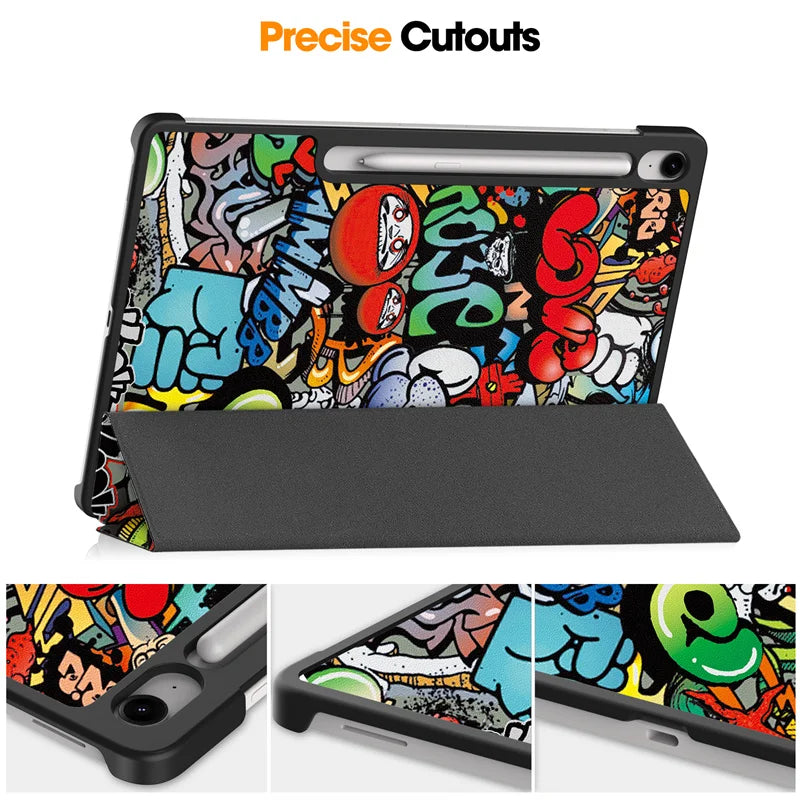 Samsung Galaxy Tab S10 FE Plus 13.1" Smart PU Leather Case