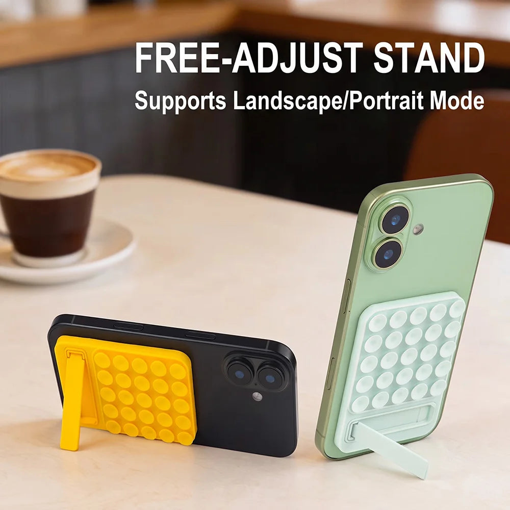 Silicone Suction Phone Mount – Foldable Shower & Mirror Holder