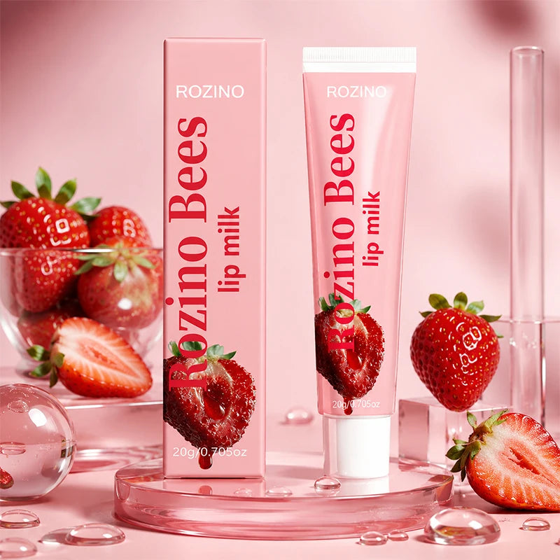 ROZINO Strawberry Lip Balm – 20g Moisturizing Lip Mask