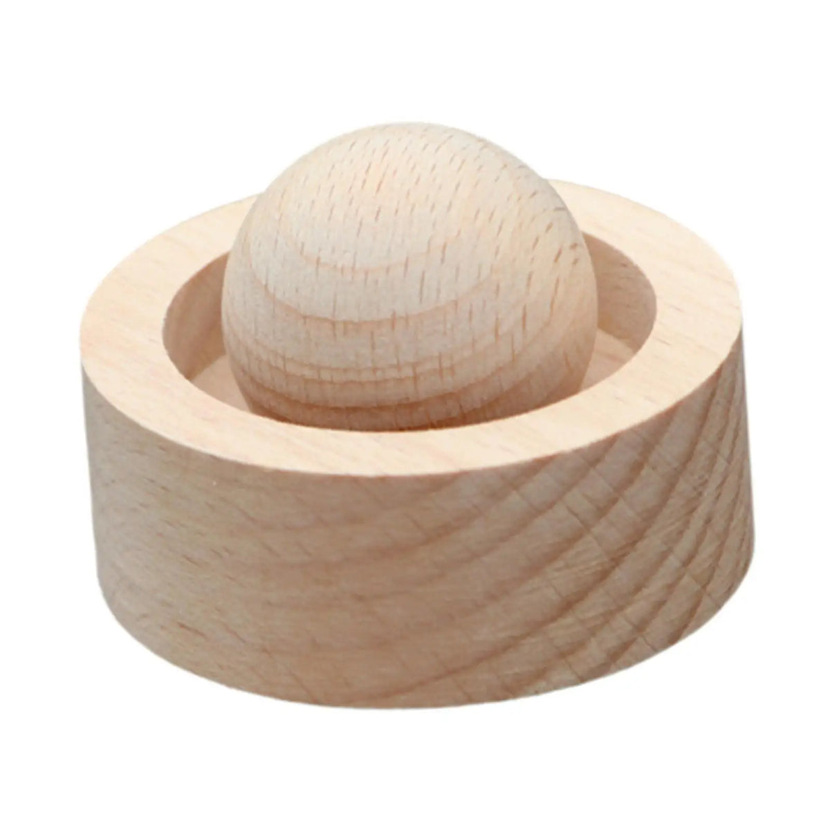 5-Pack Wooden Round Ball Essential Oil Car Diffuser Set