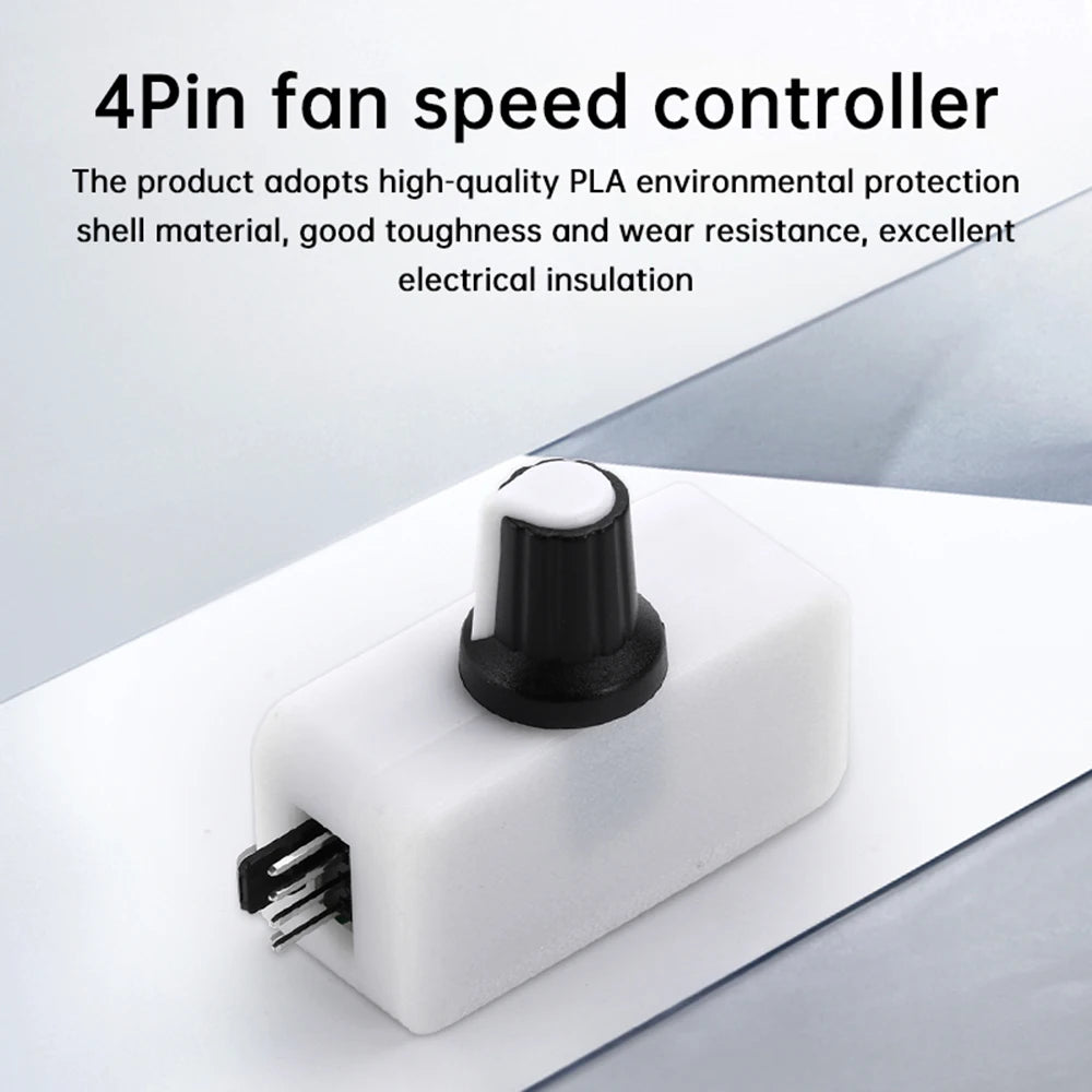 4-Pin PWM Fan Speed Controller | Type-C USB 5V to 12V Module