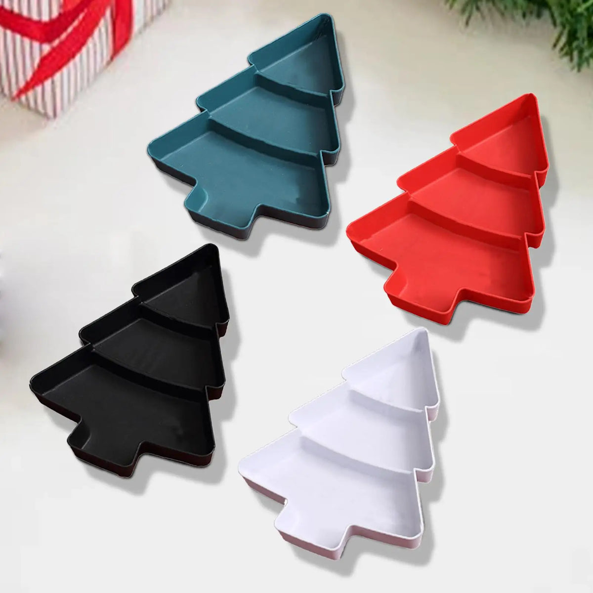Christmas Tree Serving Tray – Holiday Snack & Fruit Platter