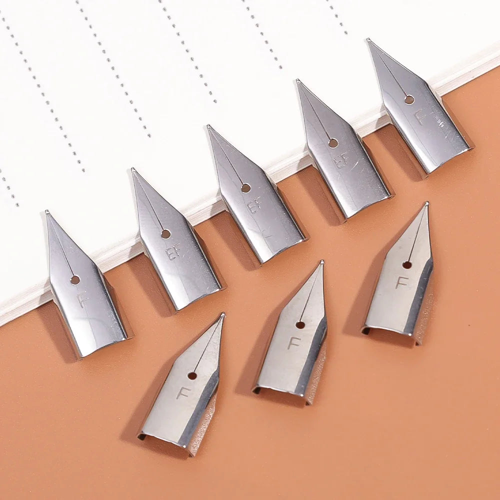 Fountain Pen Replacement Nibs EF 0.38mm & F 0.5mm – 5/10/20 Pack