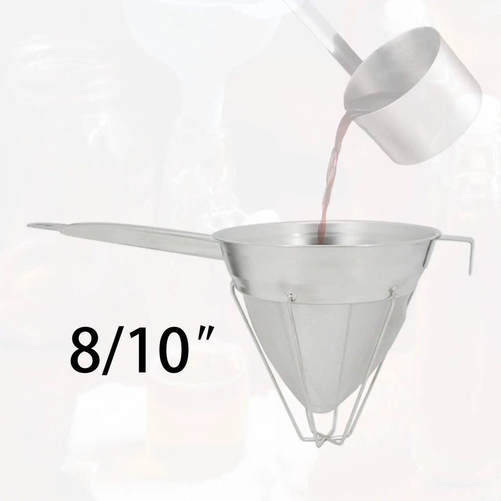 Fine Mesh Strainer with Stand | Stainless Steel Colander