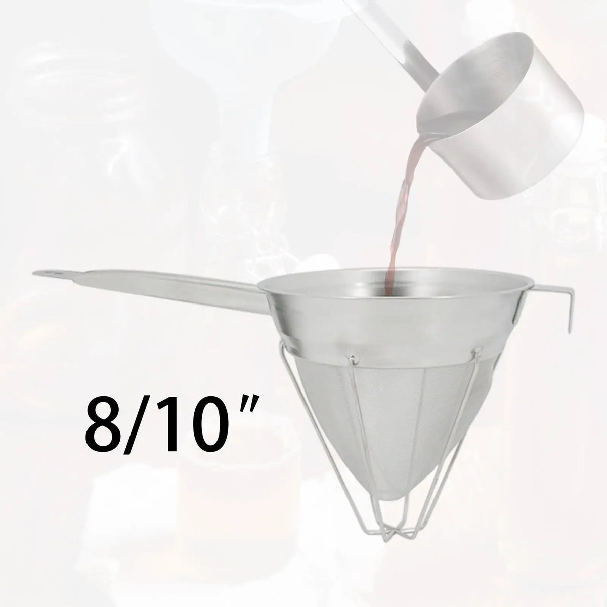 Fine Mesh Strainer with Stand | Stainless Steel Colander