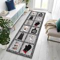 Retro Coffee Runner Rug – Anti-Slip Kitchen & Hallway Mat