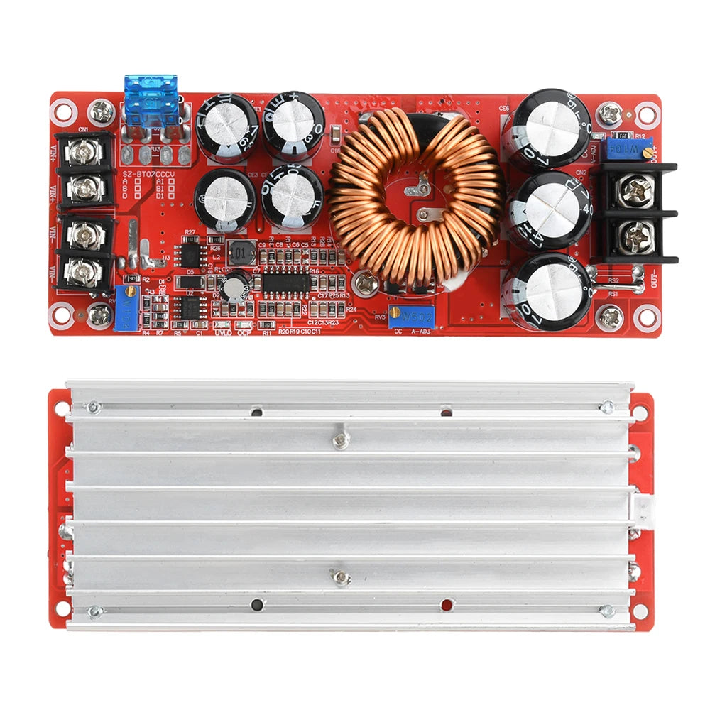DC-DC Boost Converter 1800W 40A / 1200W 20A Adjustable Step-Up